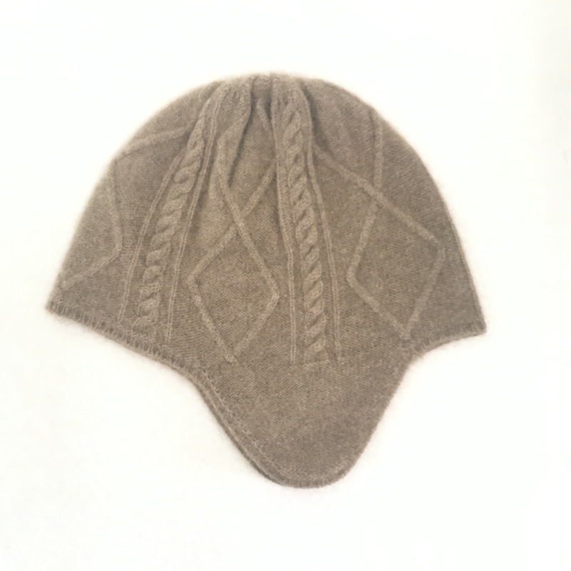 IMfield Natural Series, Aran Pattern Bomber Hat