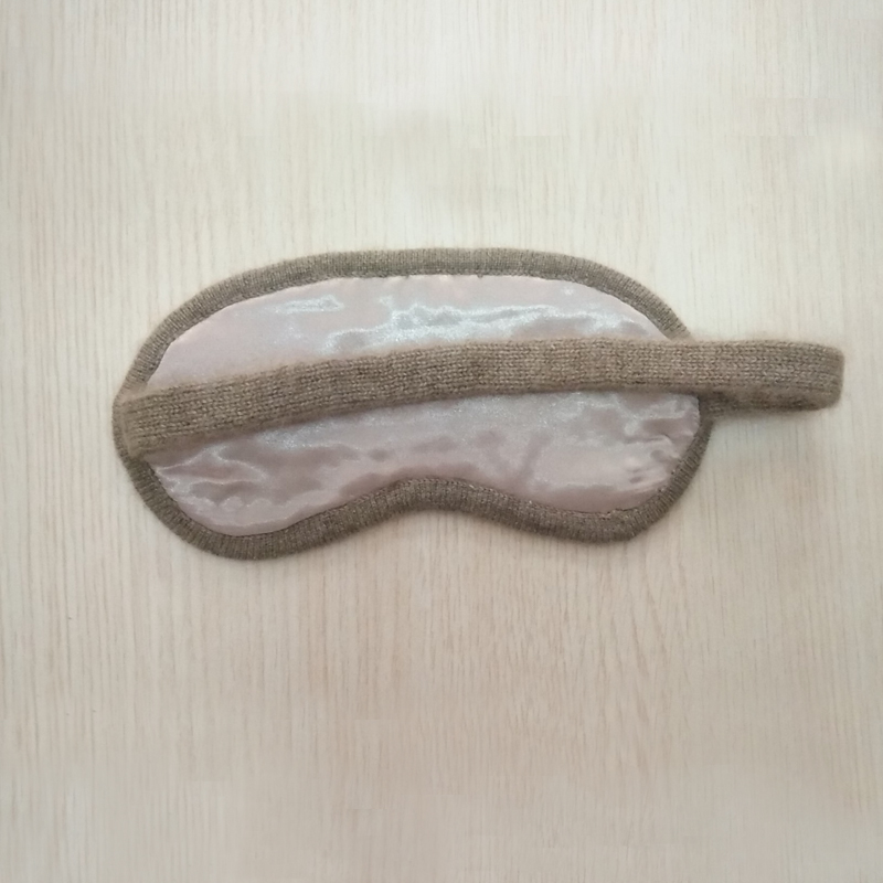 100% Pure Cashmere Eye Mask and Pouch