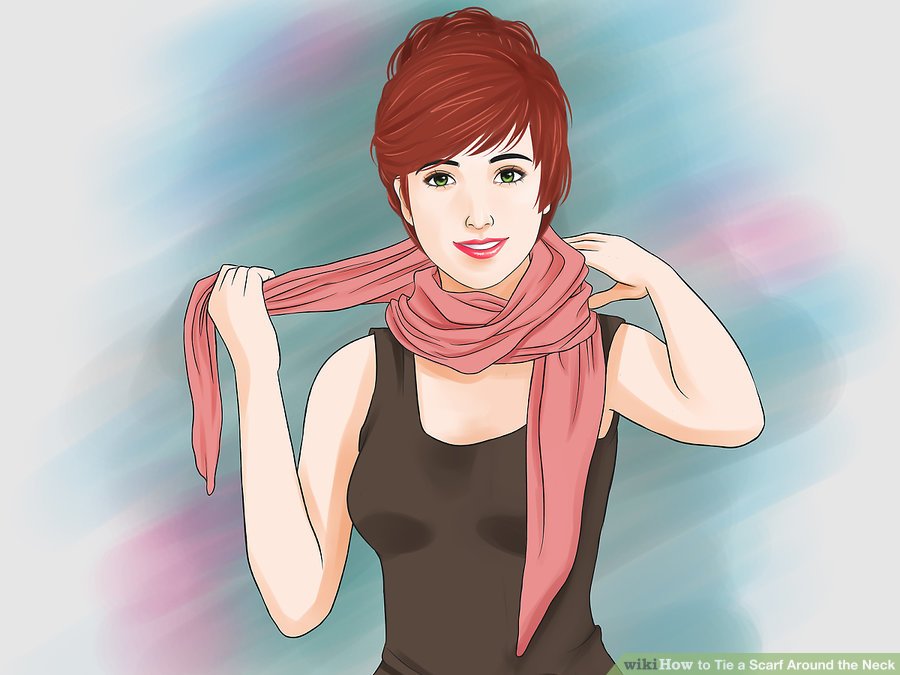 How To Tie a Scarf-The Bunny Ear2 How To Tie a Scarf-The Bunny Ear2
