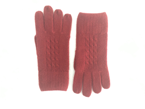 Cashmere Cable Knitted Gloves