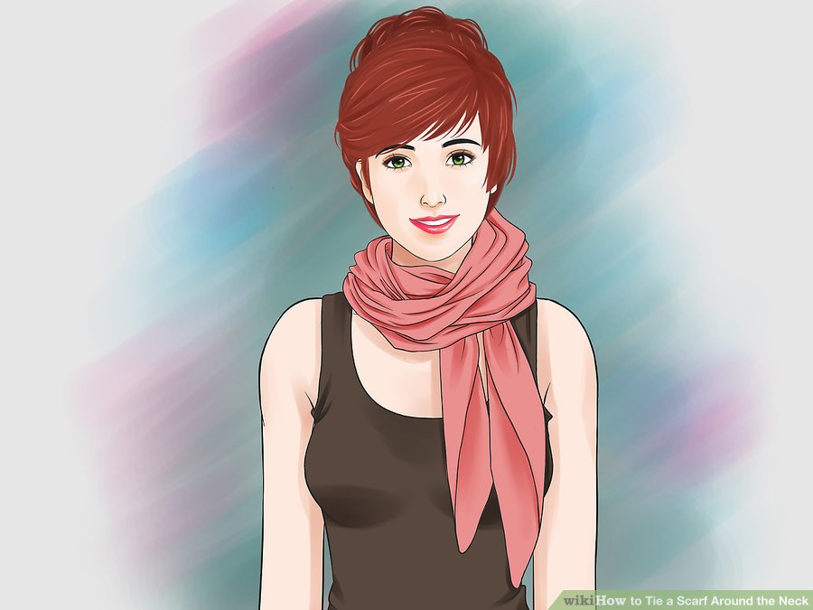 How To Tie a Scarf-The Bunny Ear5 How To Tie a Scarf-The Bunny Ear5