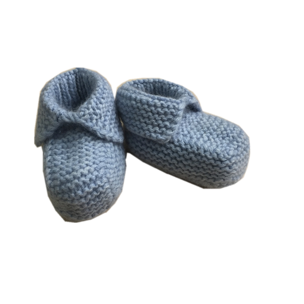 Cashmere Crochet Baby Booties