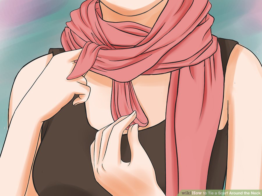 How To Tie a Scarf-The Bunny Ear3 How To Tie a Scarf-The Bunny Ear3