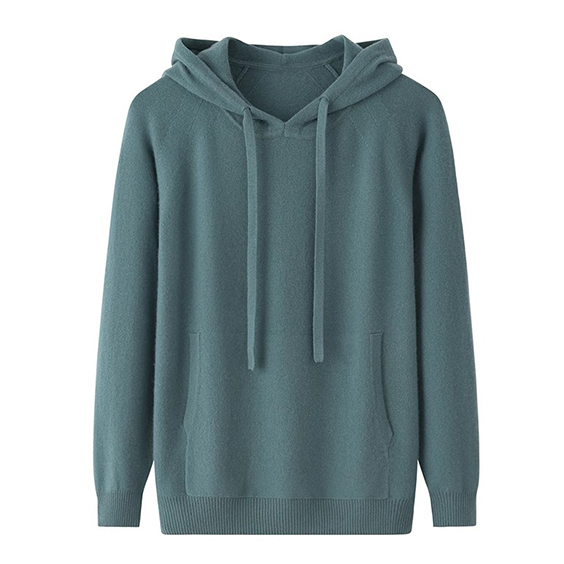Lelaki hoodies kasmir dengan poket