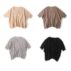 ແມ່ຍິງ v ຄໍ cashmere ສັ້ນເສື້ອຍືດສັ້ນ