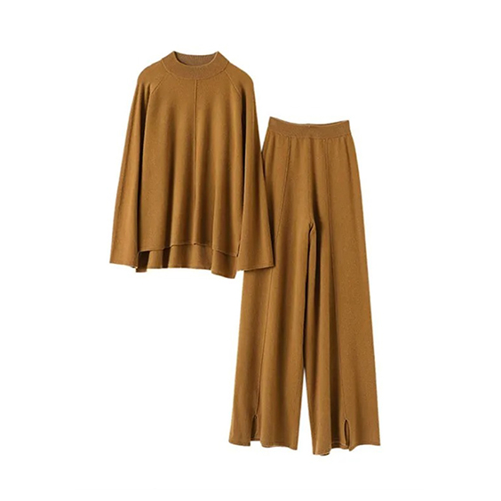 Set Lady Casual Plain Kashmiri