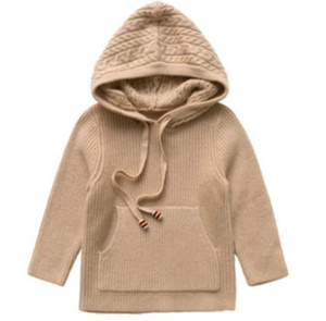 2023 New Design Customization 100% kids Wholesale Cashmere Sweater Hoodie knitted Baby Cashmere Sweater