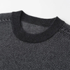 Klassiker Jacquard Crewneck -Pullover für Männer