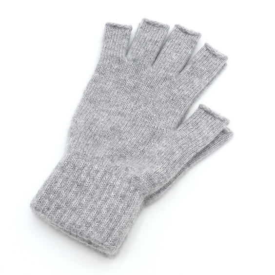 Sarung Tangan Kasmir Tanpa Jari Lembut Dan Hangat Untuk Uniseks