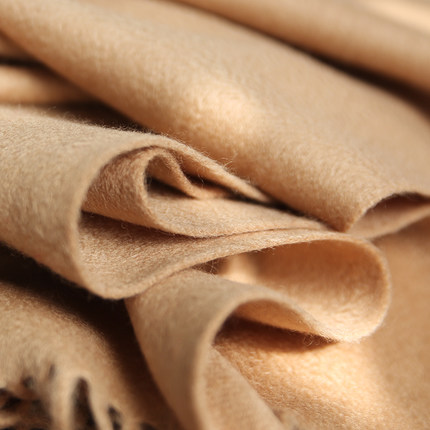 Solid Color Wool Scarf For Autumn Winter