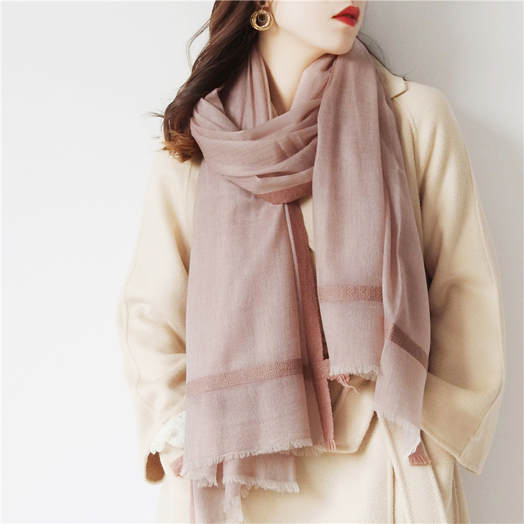 Hot Sale Solid Color Wool Scarf