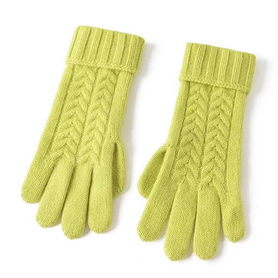 Anpassbare Frauenmodie -Kaschmirhandschuhe mit Logo