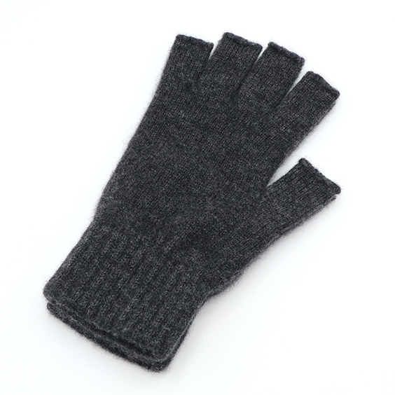 यूनिसेक्स के लिए नरम और गर्म फिंगरलेस कश्मीरी दस्ताने