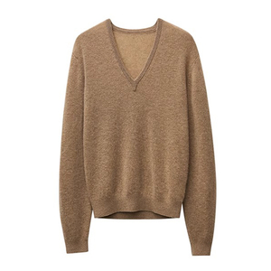 Phụ nữ v cổ dài tay áo Kint Cashmere Jumper