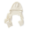 Versatile Womens cable knit cashmere beanie hiems