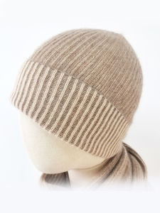 Classic Two-tone Cashmere  Hat