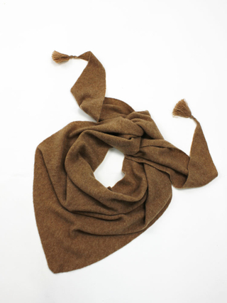 Artistic Tassel Triangle Scarf