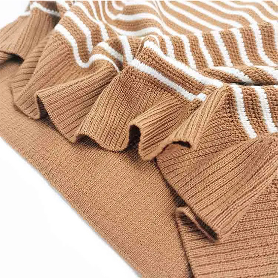 K&euml;mish&euml; Polo me vija 100% lesh merino p&euml;r femra