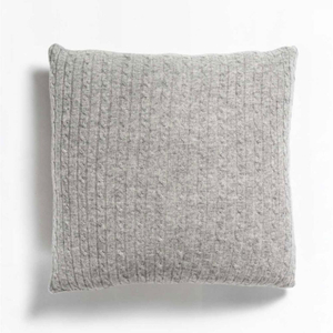 Cable Knitted Cashmere Pillowcase