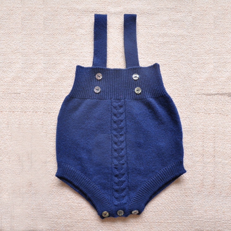 Baby Strap Cashmere Rompers