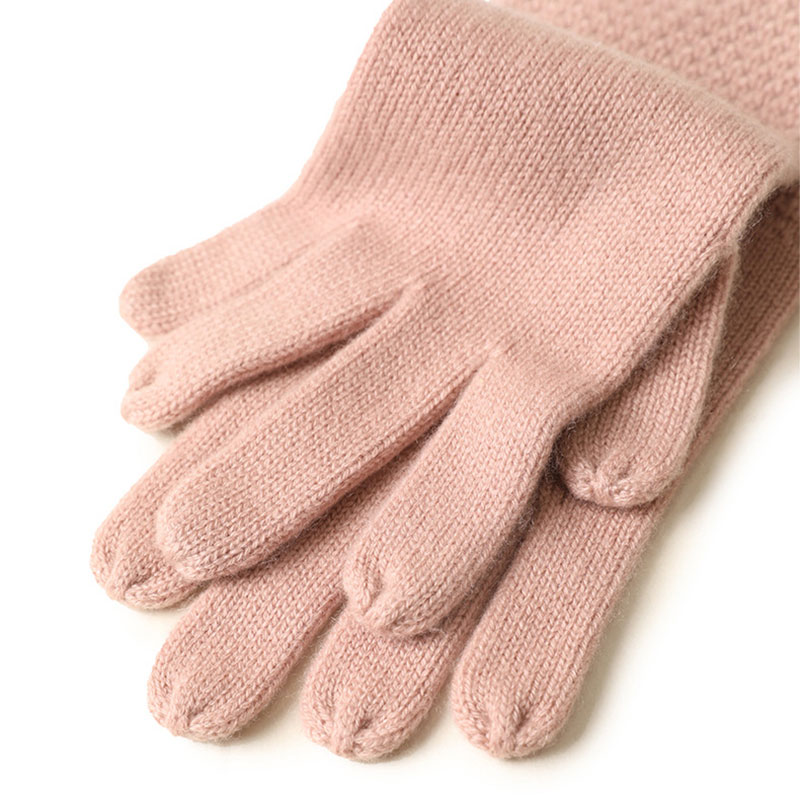 Touch Screen Lady Knitted Cashmere Gloves 