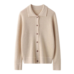 Paks k&auml;rbitud kašmiirist polokardiganist kampsun