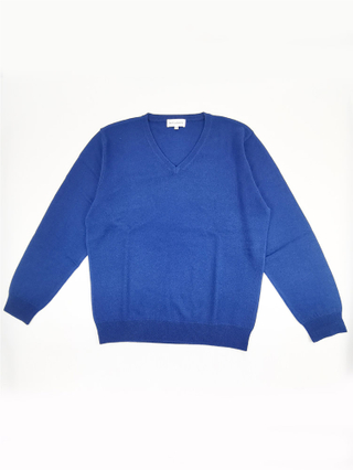 Men's Knitted V-neck Cashmere Sweater