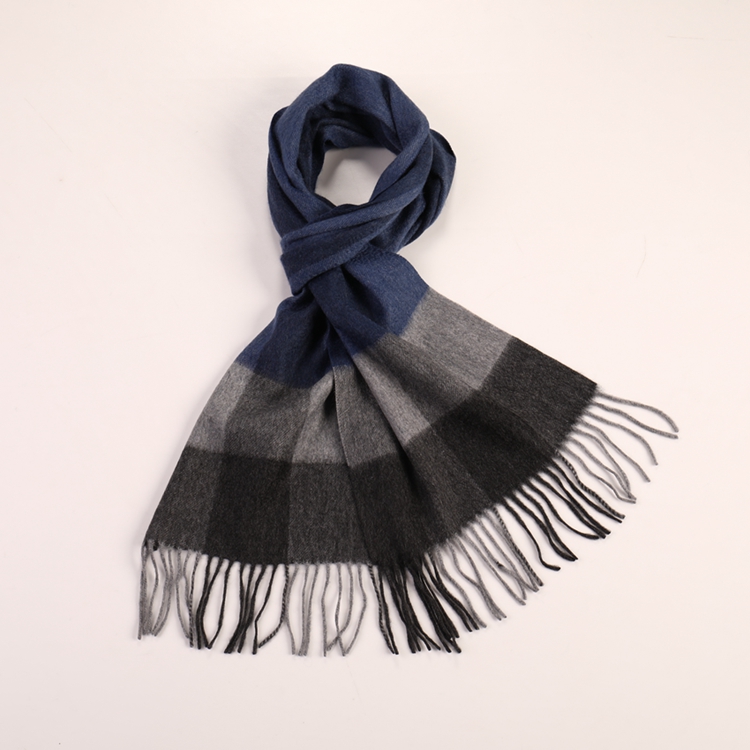Checked Cashmere Scarf