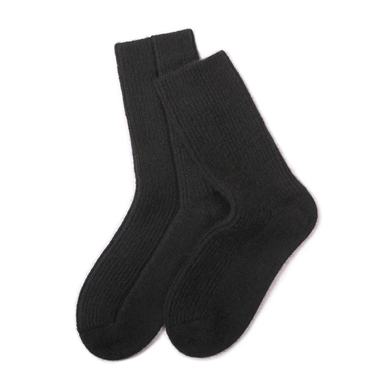 Soksi za cashmere zilizounganishwa kwa unisex na joto lililoimarishwa