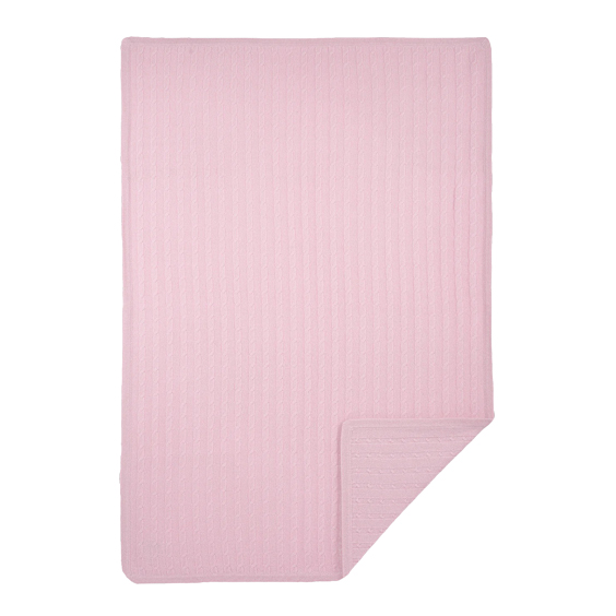 Kablo &Ouml;rg&uuml; Bebek Kaşmir Battaniyesi