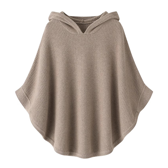 Warna pepejal Berat Cashmere Lengan tanpa lengan