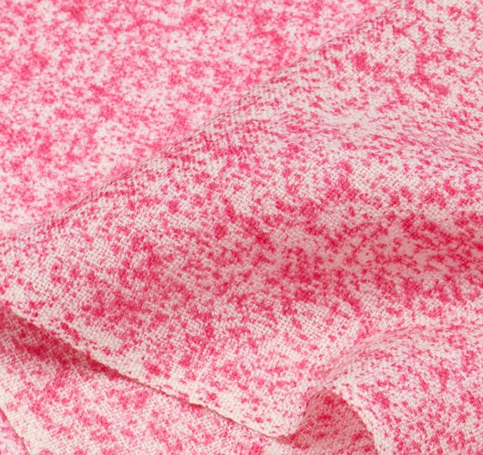 Melange Looking Spray Print Wool Scarf