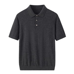 Polo en cachemire masculin
