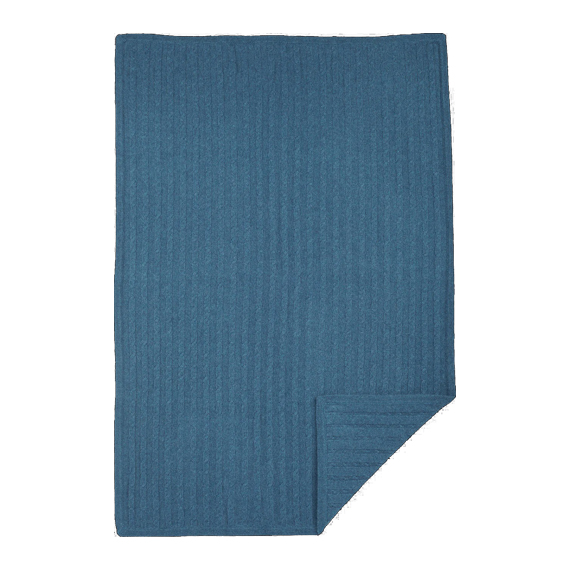 Kocyk dziecięcy z kaszmiru warkoczowego