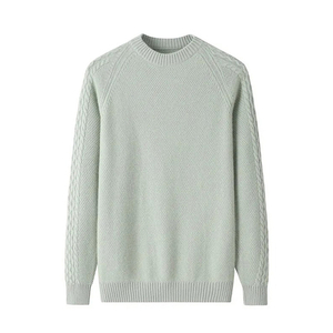 Herren -Crewneck -Kaschmirpullover