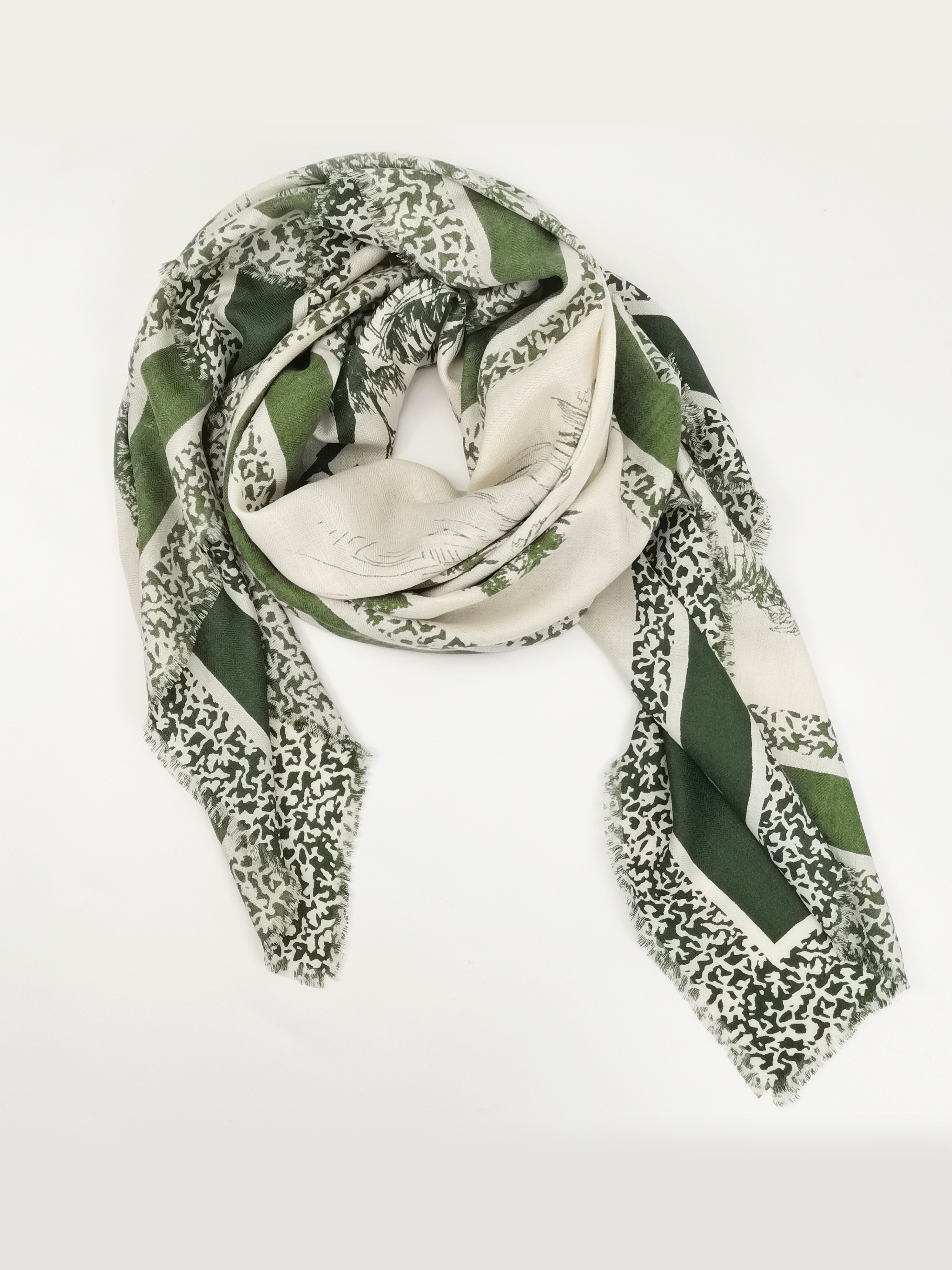 Architectural Patterns Print Square Scarf