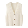 Mulieres Mongolicae Cashmere V-Collum Cardigan Piscatoris Sweater Vestis