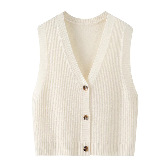 Mulieres Mongolicae Cashmere V-Collum Cardigan Piscatoris Sweater Vestis
