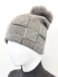 plain pom បានពិនិត្យមួក Cashmere