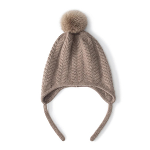 ለቤት ውጭ እንቅስቃሴዎች የሚበረክት cashmere earflap beanie