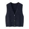 Mulieres Mongolicae Cashmere V-Collum Cardigan Piscatoris Sweater Vestis