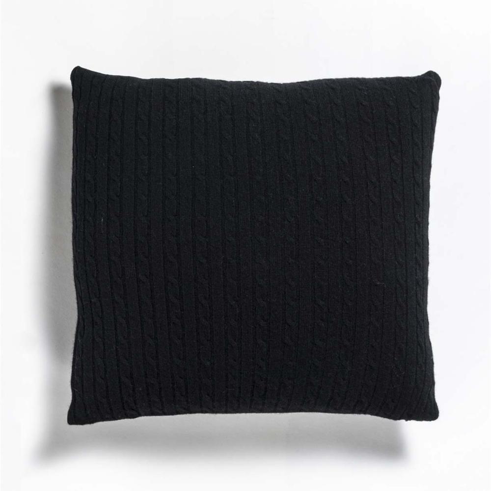Cable Knitted Cashmere Pillowcase