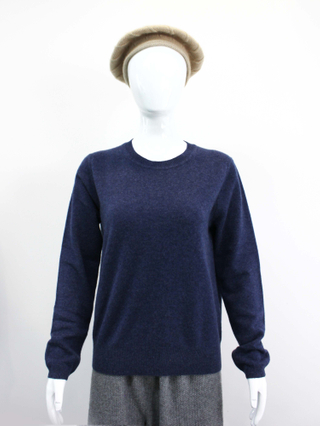 Colorful Round Neck Women Cashmere Sweater 