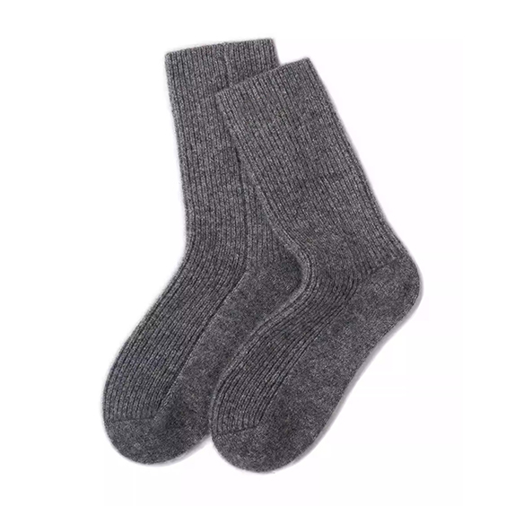 Soksi za cashmere zilizounganishwa kwa unisex na joto lililoimarishwa