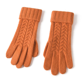 Gants de cachemire respirant de mode pour femmes personnalisables avec logo