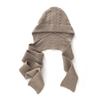 Versatile Womens cable knit cashmere beanie hiems