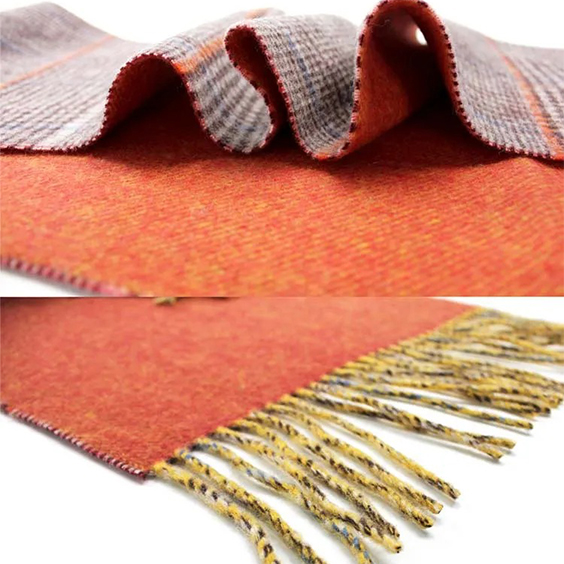  Scarf Cashmere Striped Dúbailte