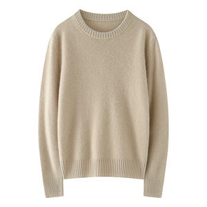 Naisten syksyinen Cashmere Boyfriend Crewneck -neulepusero