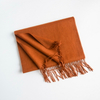 Solid Color Cashmere Scarf for Spring
