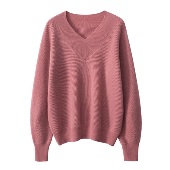 Mná Barr V Muineál Geansaí Cashmere